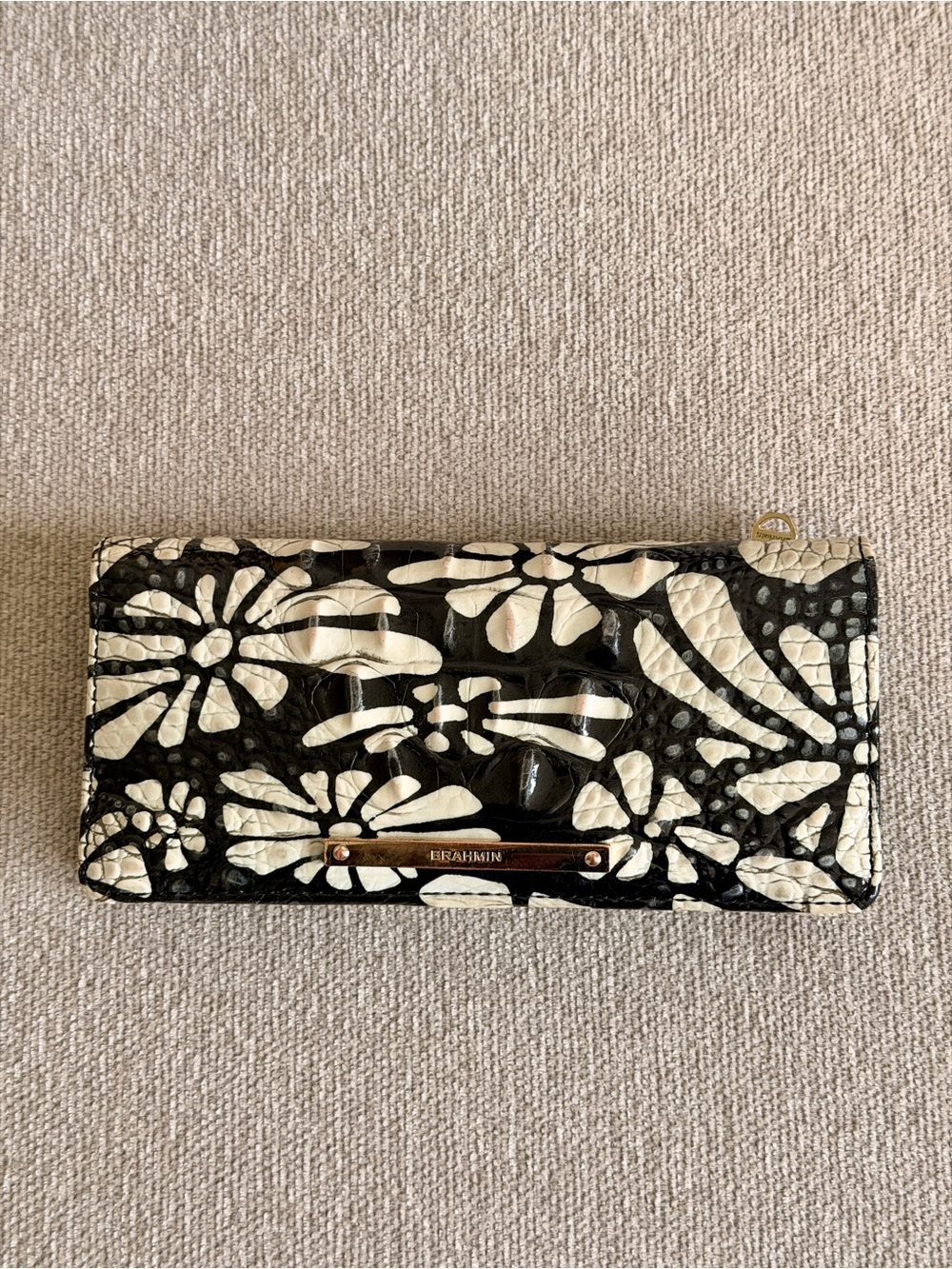 Brahmin Ady Wallet in Daisy Batik Melbourne leather